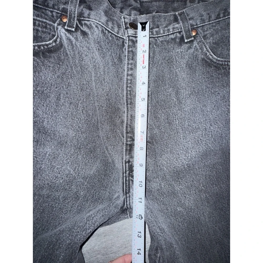 VTG Levi 557 Men Jeans 34x26* (Tag says 36x36) Black Straight Leg USA